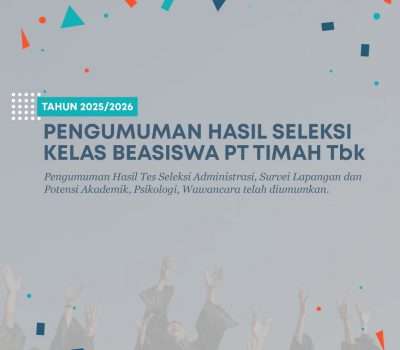 PT Timah Dukung Masa Depan Anak Bangsa
