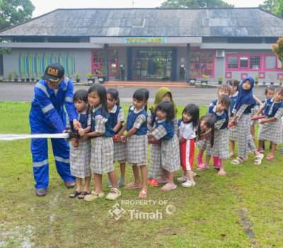Murid TK Diberikan Edukasi Bahaya Api Sejak Dini