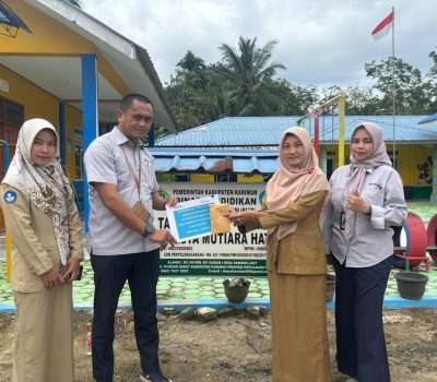 PT Timah Serahkan Bantuan untuk TK Swasta Mutiara Hati