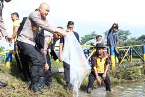 Kembali Tebar 5.500 Bibit Ikan