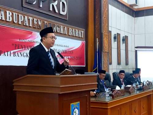 Begini Pidato Perdana Bupati Bangka Barat