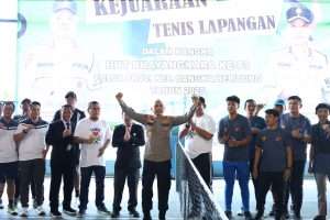 Sambut HUT ke-79 Bhayangkara, Polda Babel Gelar Turnamen Tenis Lapangan
