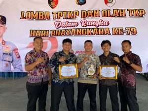 Polres Bangka Juara Umum Lomba Olah TKP