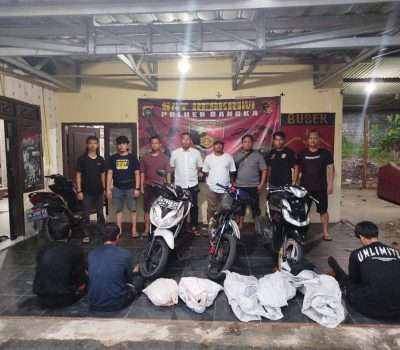 5 Pencuri Tin Slag Ditangkap Polisi