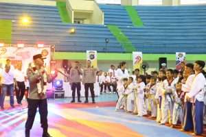 Ratusan Atlit Ikuti Kejuaraan Taekwondo Bhayangkara Presisi