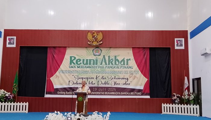 Didit Hadiri Reuni Akbar Alumni SMA Muhammadiyah