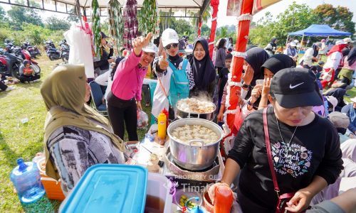 Berkah Pekan Sehat HUT PT Timah, Dagangan UMKM Ludes Terjual