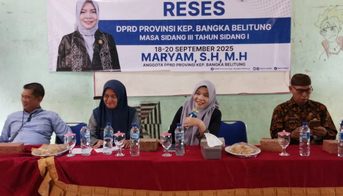Reses di Mendo Barat, Maryam Serap Aspirasi Pendidikan dan Infrastruktur