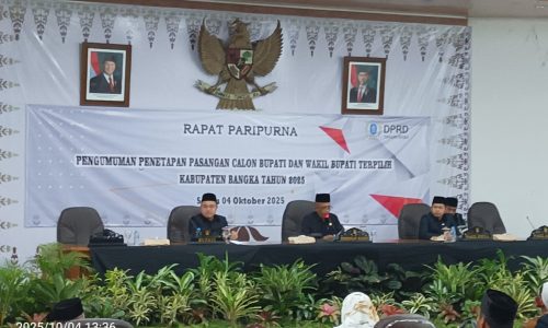 3 Kali Dipimpin Penjabat Bupati, Kabupaten Bangka Resmi Miliki Bupati dan Wakil Bupati Definitif