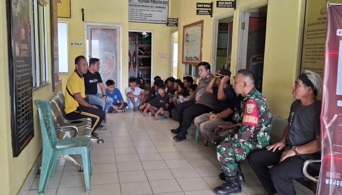 Polres Bangka Barat Damaikan Konflik Pemuda Antar Desa