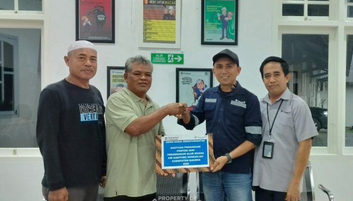 PT TIMAH Bantu Atasi Pendangkalan Muara Air Kantung