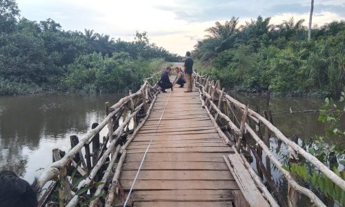 Tinjau Kondisi Jembatan Mancung – Belit