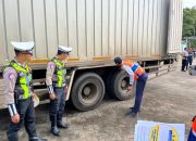 Ditlantas Gelar Ramp Check Kendaraan di Pelabuhan Pangkalbalam