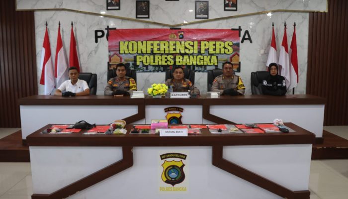 Enam Kasus Narkotika Selama Operasi Antik Menumbing 2026