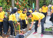 Ribuan Personel Polda Babel Gelar Aksi Bersih Sampah Serentak