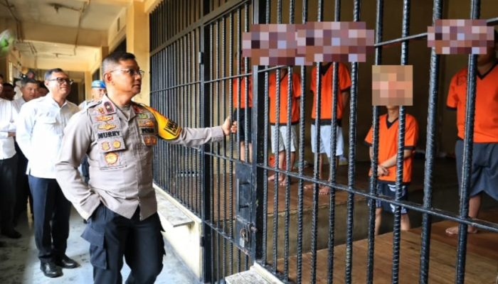 Wakapolda Cek Gedung Tahanan, Begini Arahannya