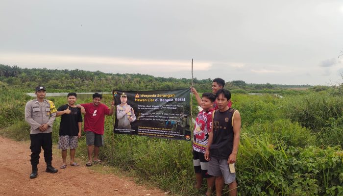 Polres Babar Rilis Peta Titik Rawan Buaya Ganas