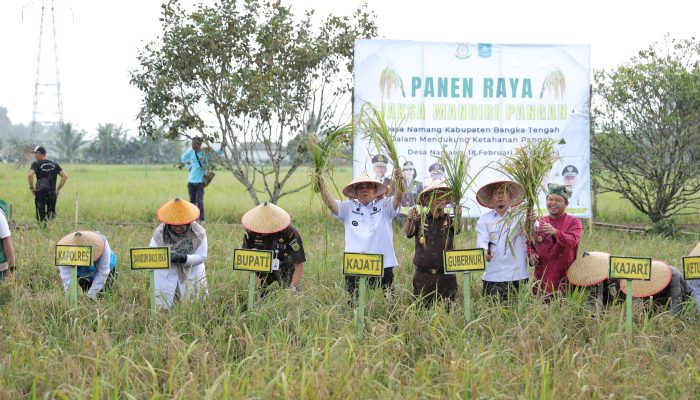 Gubernur Hadiri Panen Raya Jaksa Mandiri Pangan