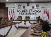 Arahan Kapolres Bangka Kepada Bhabinkamtibmas