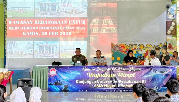 PT TIMAH Dukung Kunjungan Unhan ke SMAN 1 Pemali