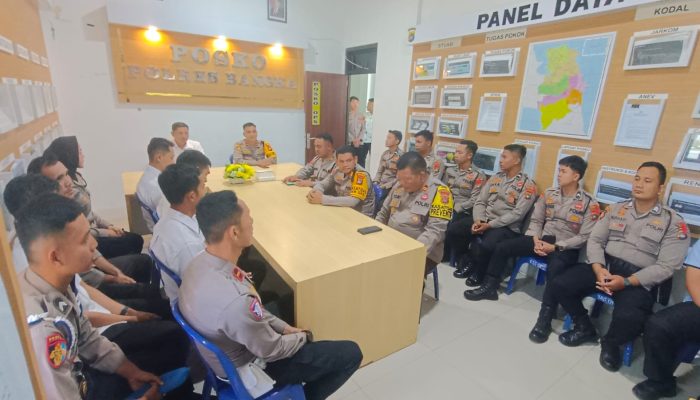 Wakapolres Sambut Kunjungan Tim Was Ops Ketupat Menumbing 2026