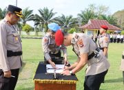 Pejabat Utama Polres Bangka Tengah Dirotasi