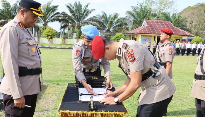 Pejabat Utama Polres Bangka Tengah Dirotasi