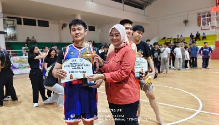 Wawako Tutup Turnamen Basket BPJ Perbasi Cup Pangkalpinang 2026