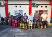 4 Pelaku dan Ratusan Tabung Gas Diamankan