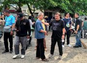 Gotong Royong di Kawasan Pasar Rumput