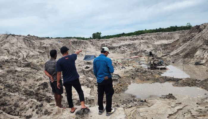 Polda Tertibkan Tambang Timah di Kawasan Hutan Produksi