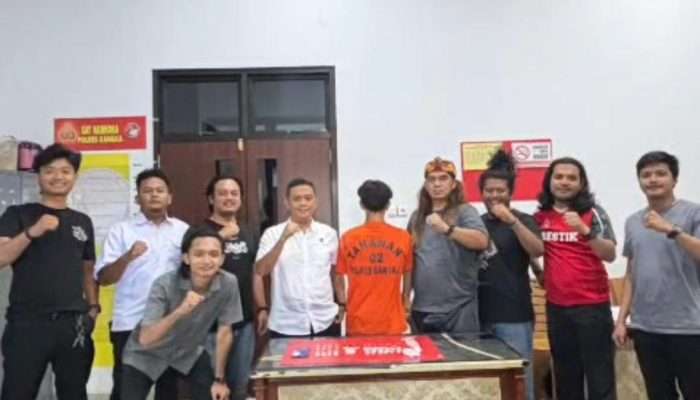 Pemuda Ini Ditangkap Saat Nongkrong