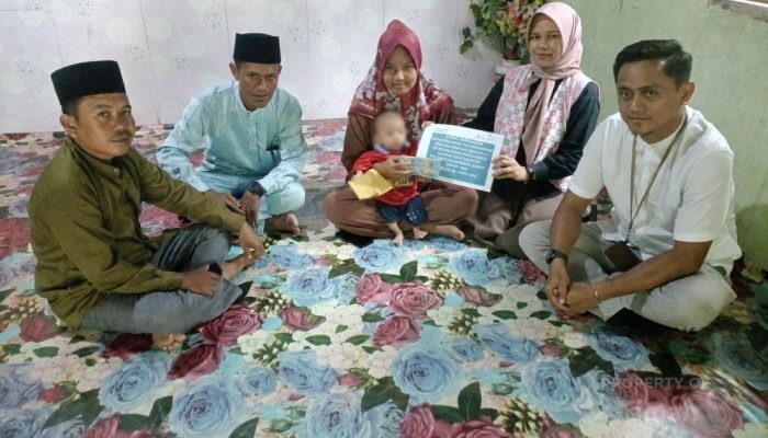 PT TIMAH Bantu Perjuangan Bayi Penderita Jantung Bocor