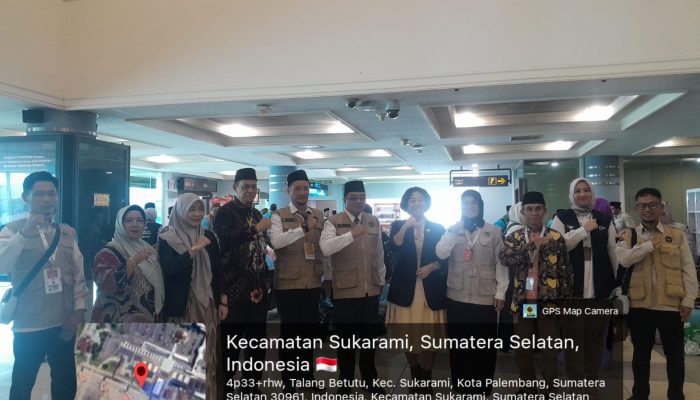 Jemaah Haji Kloter 9 Berangkat Melalui Embarkasi Palembang