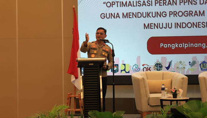 Begini Pesan Wakapolda Babel Saat Buka Bintek Bagi Korwas PPNS