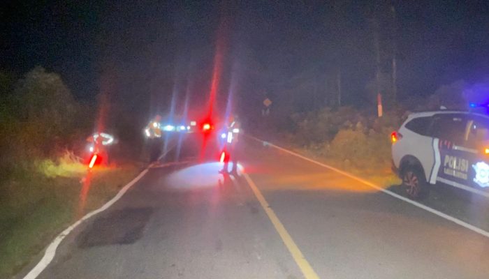Satlantas Respons Cepat Kecelakaan Maut di Simpang Gong