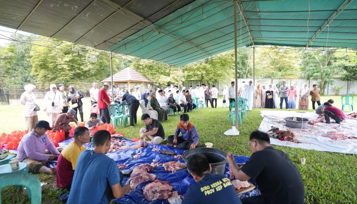 Gubernur Berbagi Daging Hewan Kurban ke Panti Asuhan