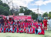 Siswa Taman Kanak-kanak Belajar Keselamatan