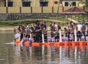 Ribuan Ikan Dilepas untuk Lomba Mancing HUT Bhayangkara
