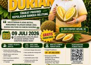 Pemprov Babel Kembali Gelar Kontes Durian