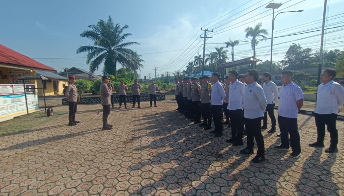 Pesan Kapolres Kepada Personel Polsek Mendo Barat