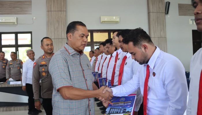 BNNP Apresiasi Personel Polres Bangka Barat