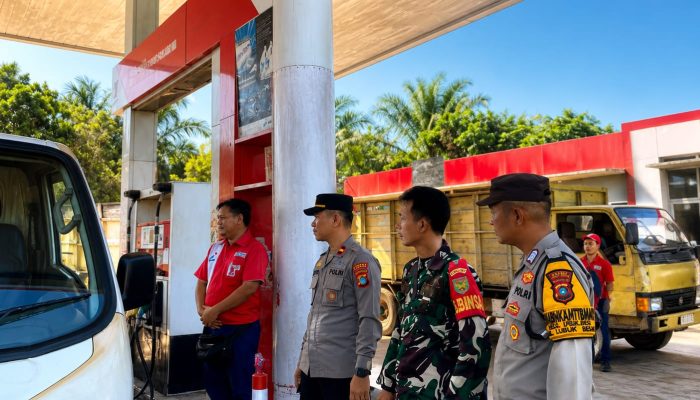 Polsek Lubuk Besar Intensifkan Pengawasan SPBU
