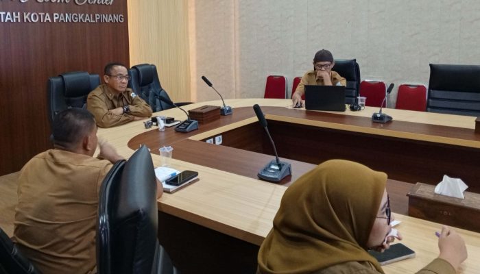 Rakor Inflasi Daerah Secara Virtual Bersama Kemendagri