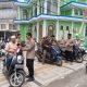 Polres Bangka Bagikan Bendera Merah Putih