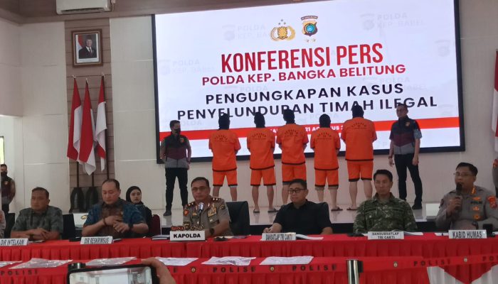 Upaya Penyelundupan Timah Ilegal Berhasil Digagalkan Aparat
