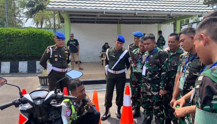 Sosialisasi Keselamatan Berlalulintas di Makodim 0413/Belitung
