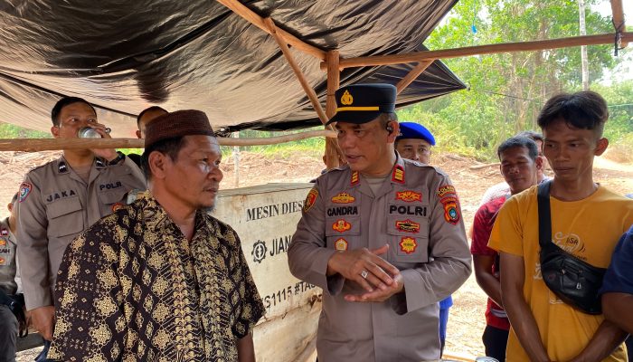 Polisi Minta Penambang di DAS Kampak Setop Aktivitas