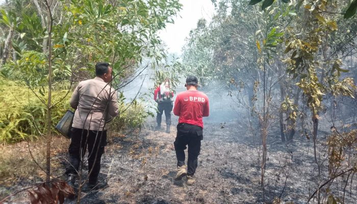 Polisi Gerak Cepat Padamkan Api