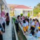 Kapolres Sapa Anak TK Kemala Bhayangkari